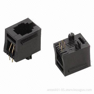 RJ45 PCB Jacks, 1 x 1 Port, with Ears or Without Ears